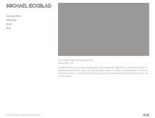 Tablet Screenshot of michaeleckblad.com